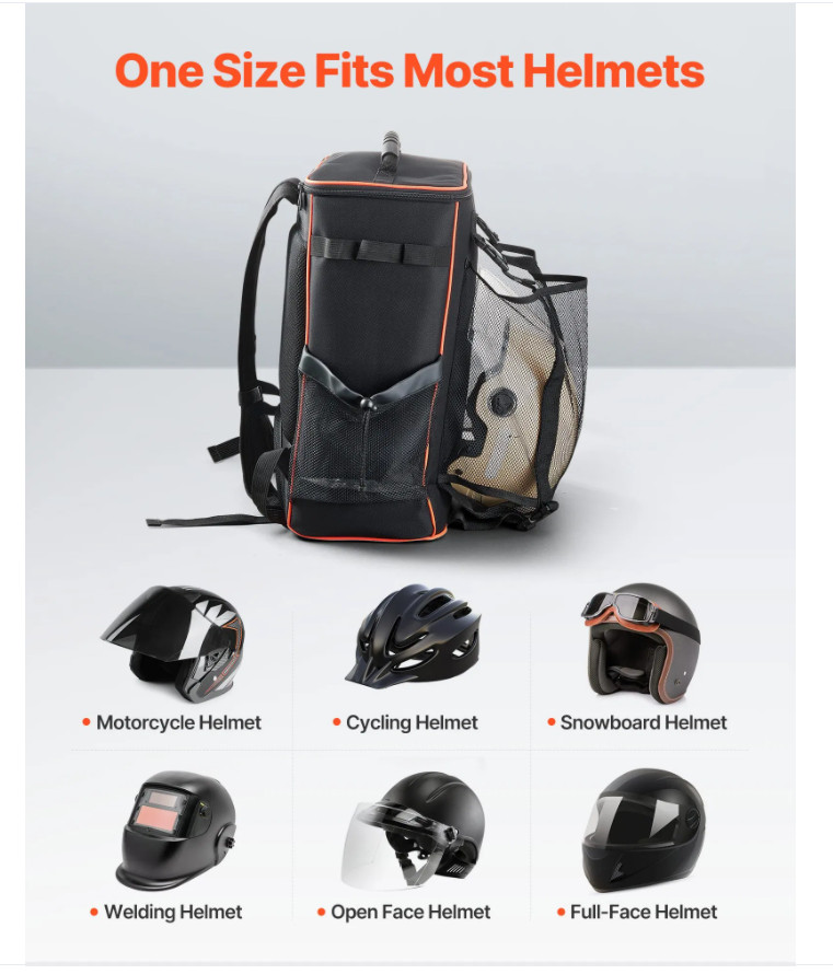 35.6L Welding Backpack 600D Polyester Welder Backpack for Tools and Helmet