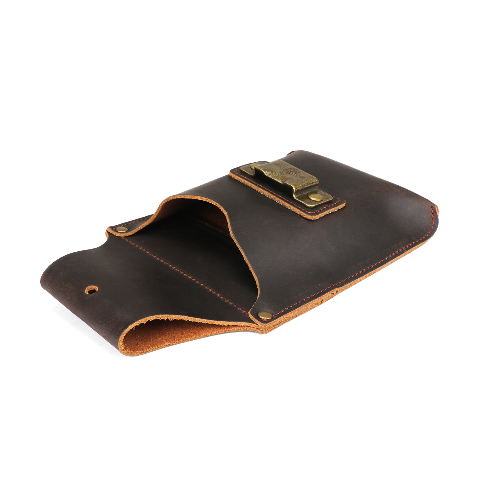 TOURBON Leather Tool Belt Pouch Tape measure Holder Workshop Tools Carrier in US