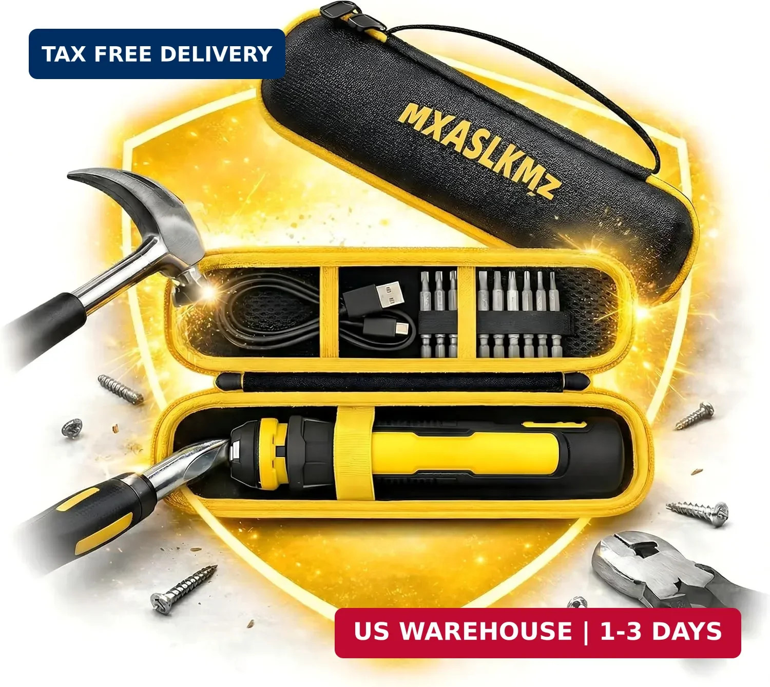 Case for DEWALT DWHT66719 4V Cordless Screwdriver, Hard EVA Protective Carrying