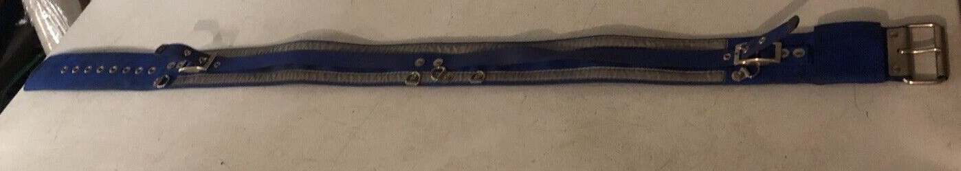 Klein Tools Extra Large Blue Nylon Modular 3″x54″ Tool Belt-Used-See Description