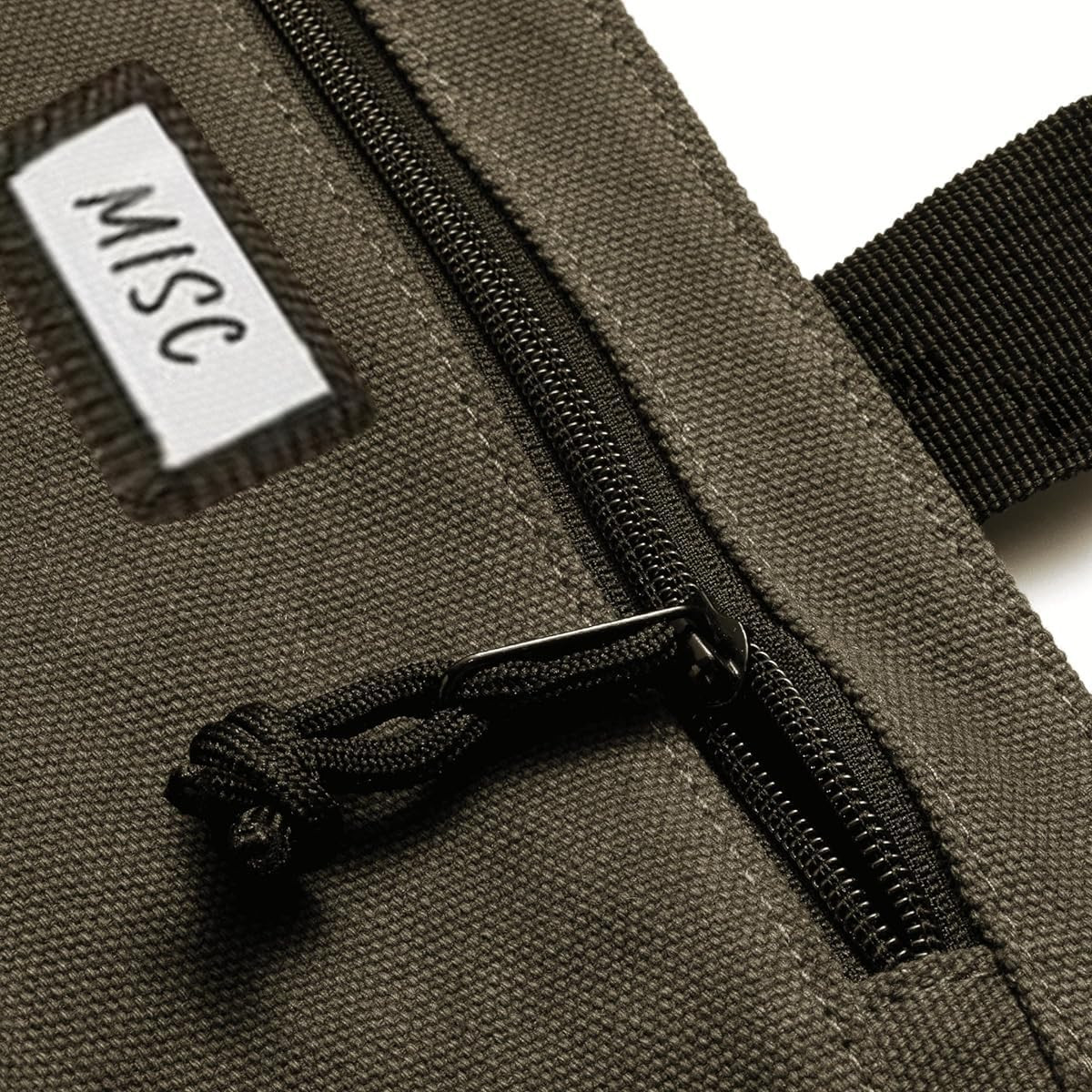 Voyager Durable Canvas Tool Roll Bag – 5-Pocket with YKK Zippers, Khaki