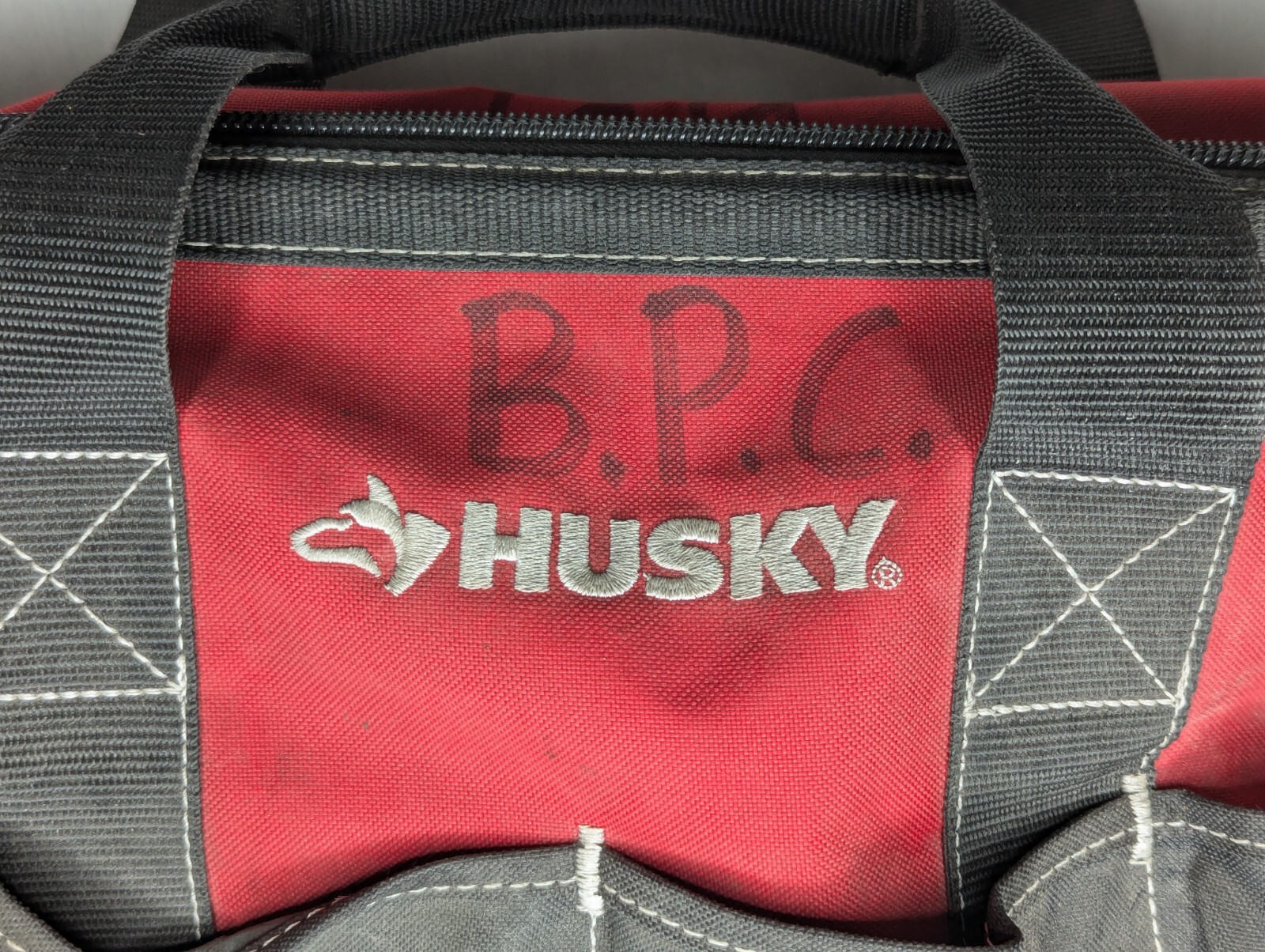 Husky Tote Tool Carry Bag 18″ Long with Zipper Closure