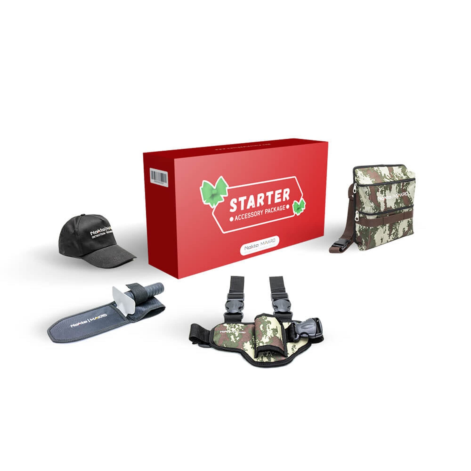 Nokta Makro Starter Package – Stainless Steel Digger, Finds Pouch, and More