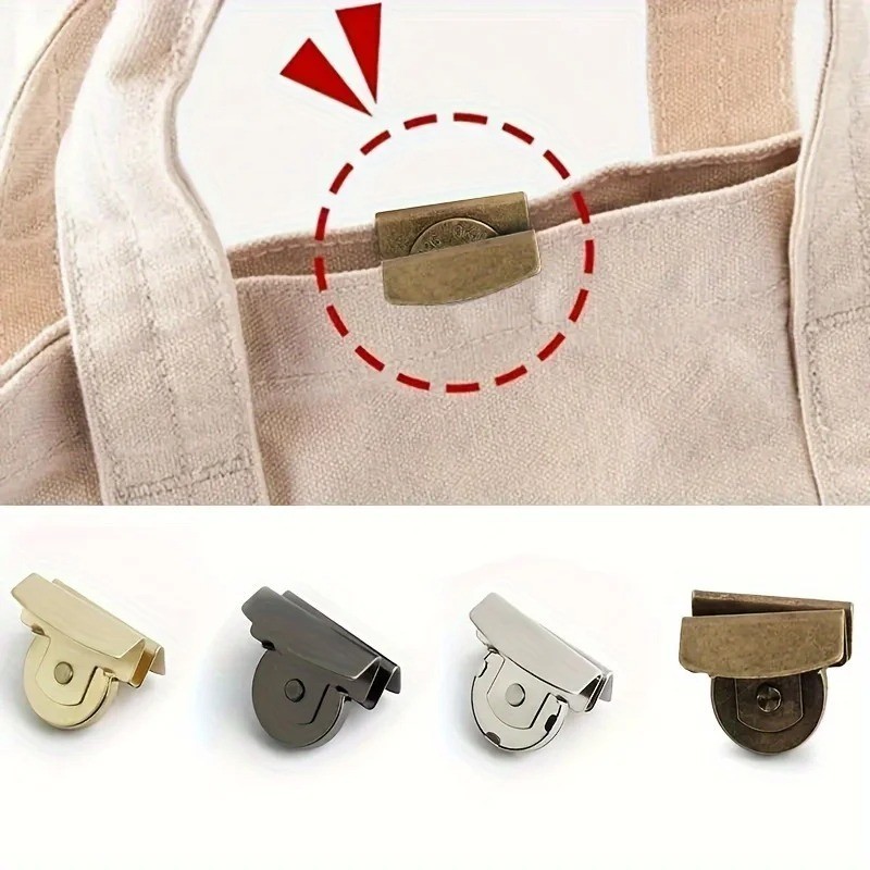 8PCS Magnetic Bag Snap Buckle Hidden Seam Free Button Accessories Set