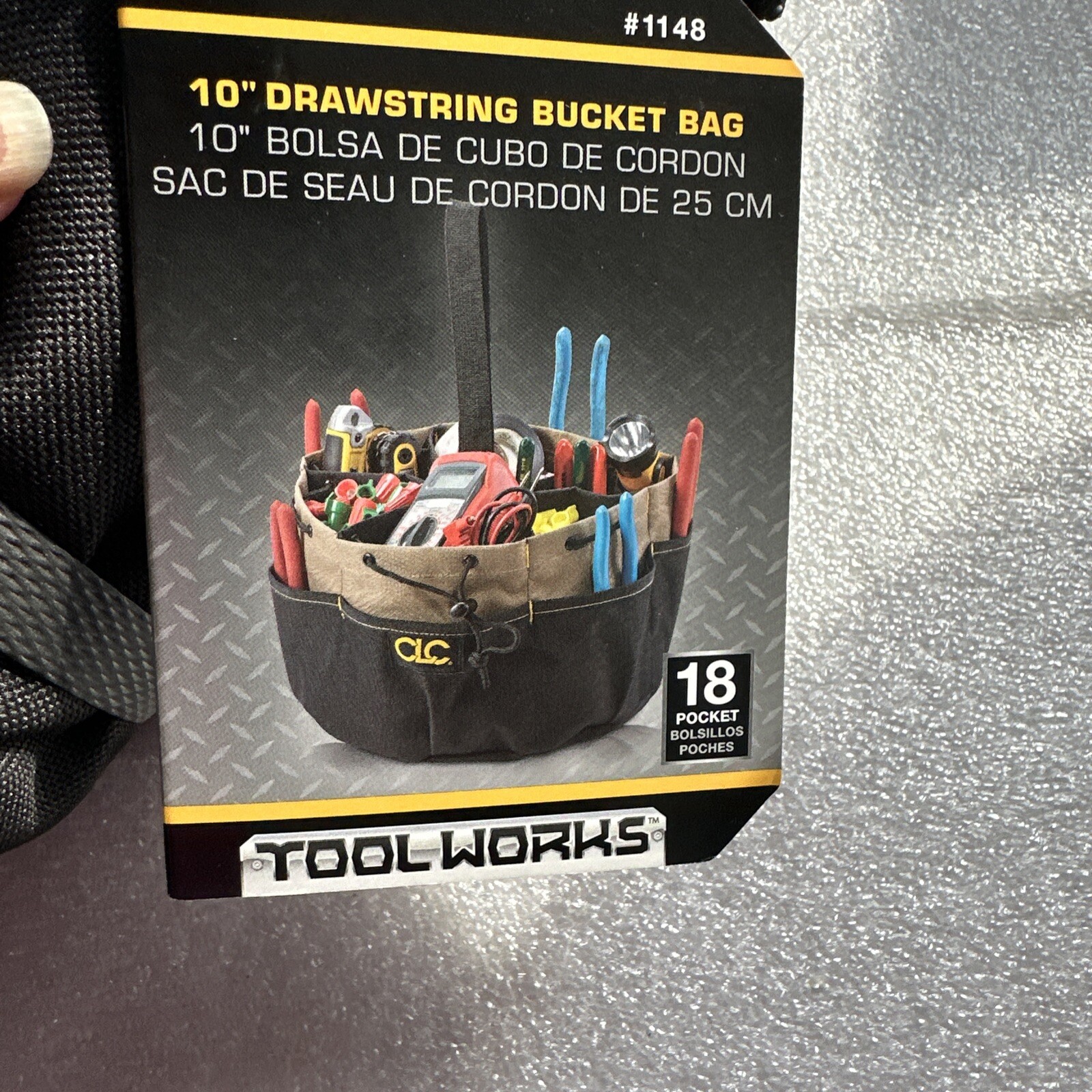 CLC Work Gear 1148 Tool Bag Bucket Bag 18 Pockets New