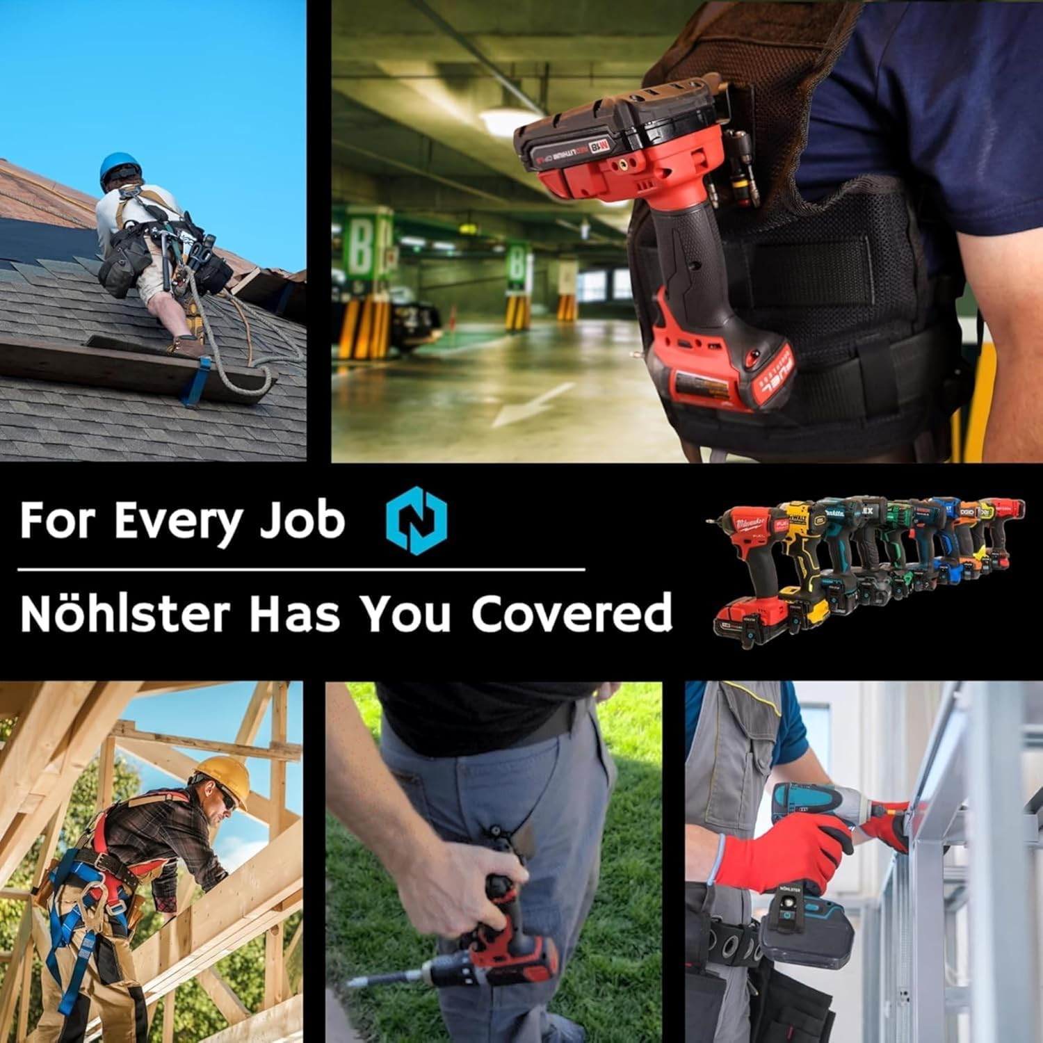 Locking Drill Clip – a Tool Holster Alternative for Cordless Drills and Impact D