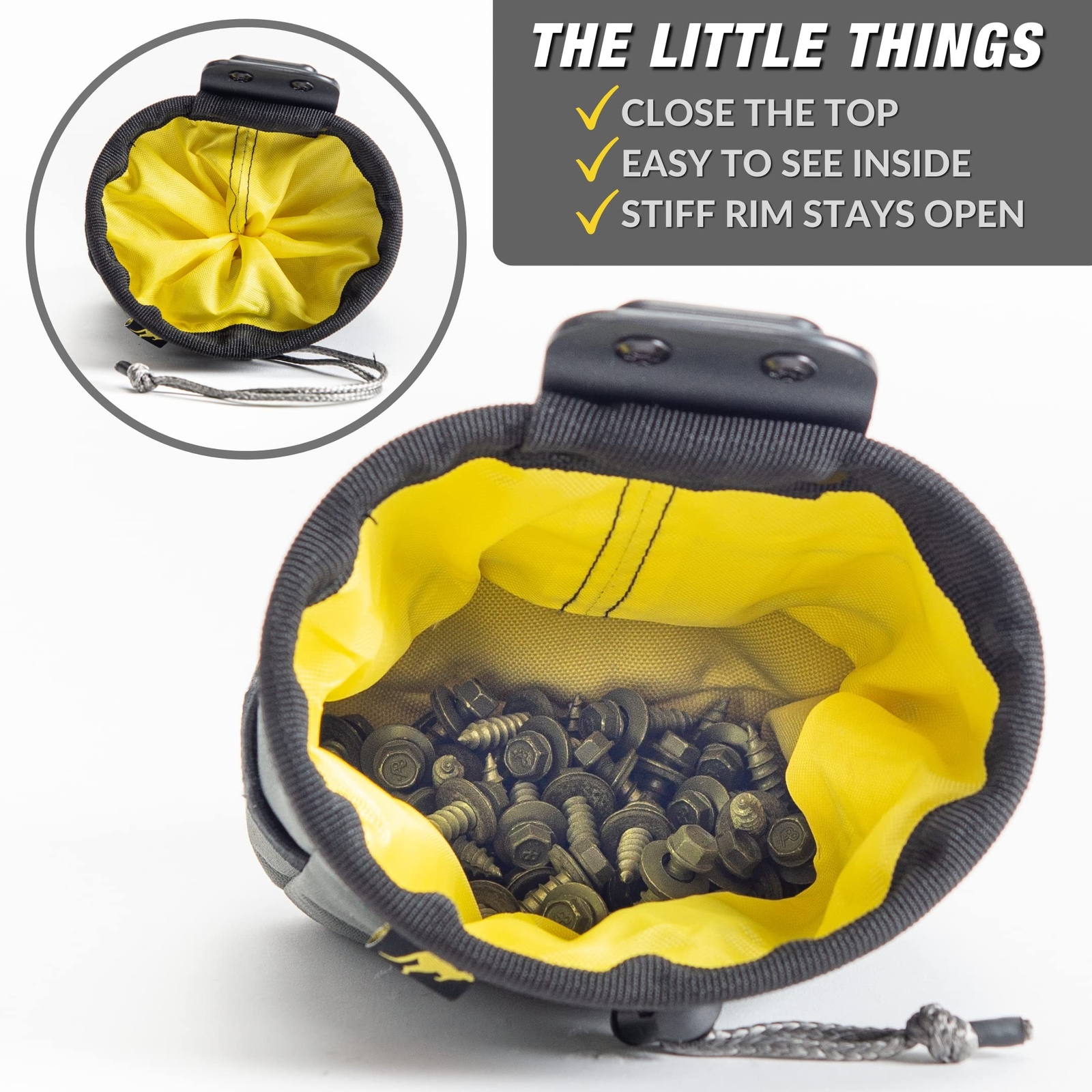 Joey Pouch | Clip-On Tool Belt Bag for Tools, Screws, and Nails – Great for a…