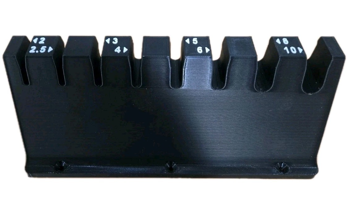 T Handle Metric Allen Wrench Holder Only, Allen Keys Stand Empty,3D PLA Plastic