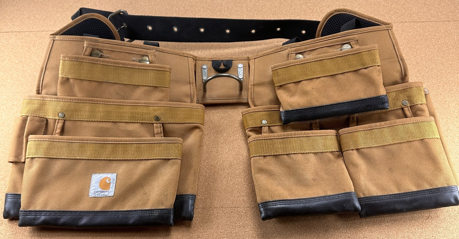 Carhartt 11 Pocket Padded Tool Belt Electrician Contractor Up To 52” Waist