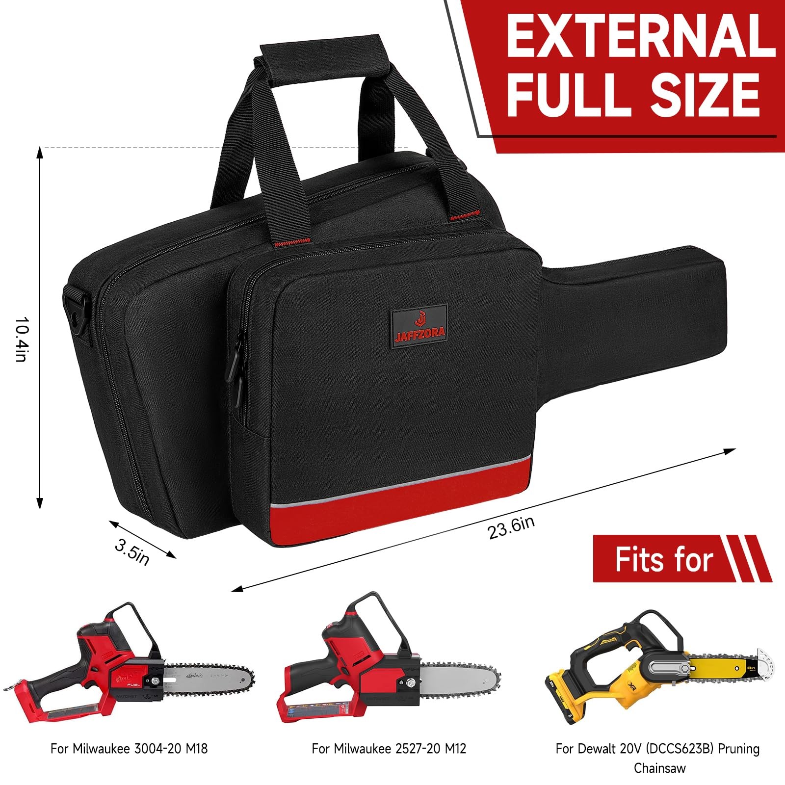 Mini Chainsaw Case 6In 8In Compatible with Milwaukee M18 M12 – Fits Dewalt RYOBI