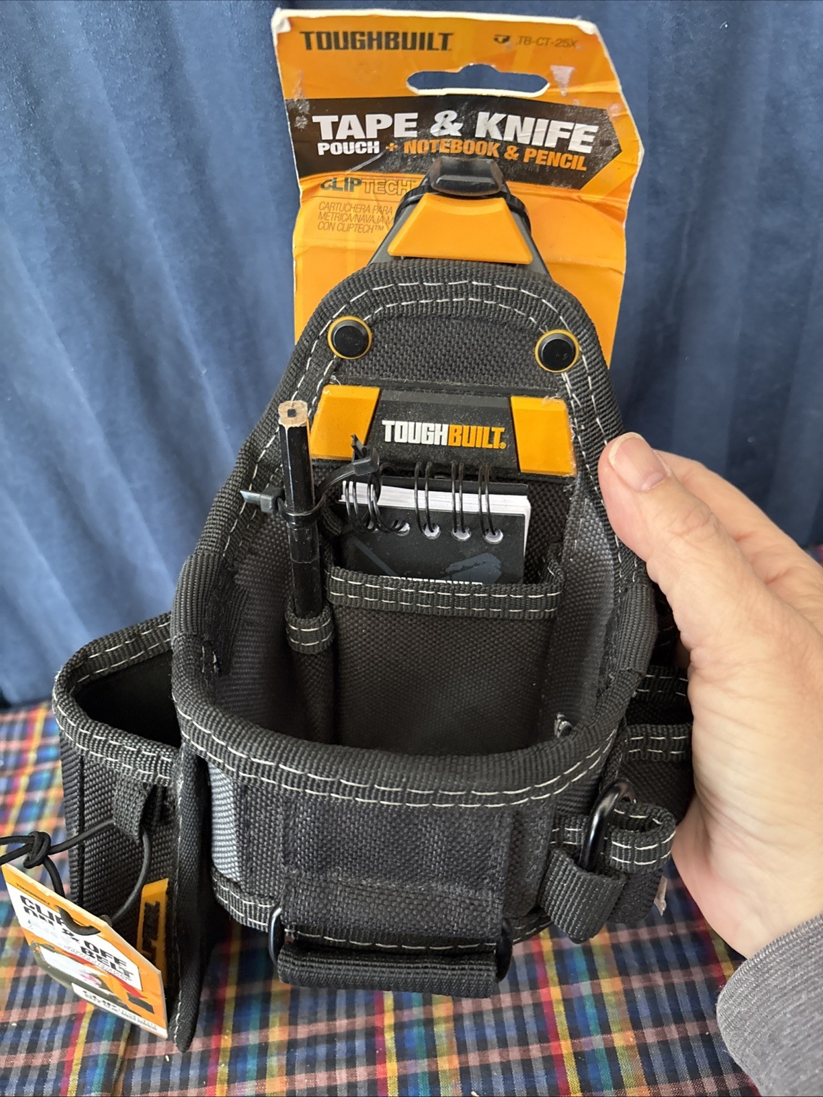 ToughBuilt TBL-CT-425X – ToughBuilt® Tape Measure and Utility Knife Pouch C4