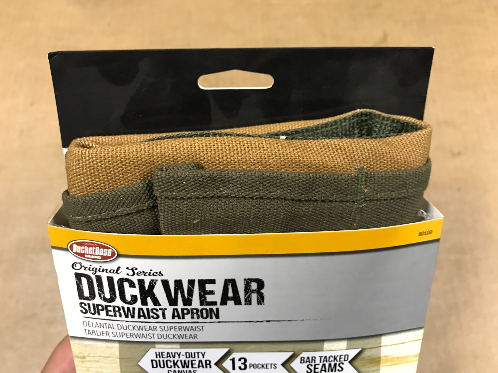 New Bucket Boss Duckwear Superwaist Apron – Brown – #80100 – 13 Pocket