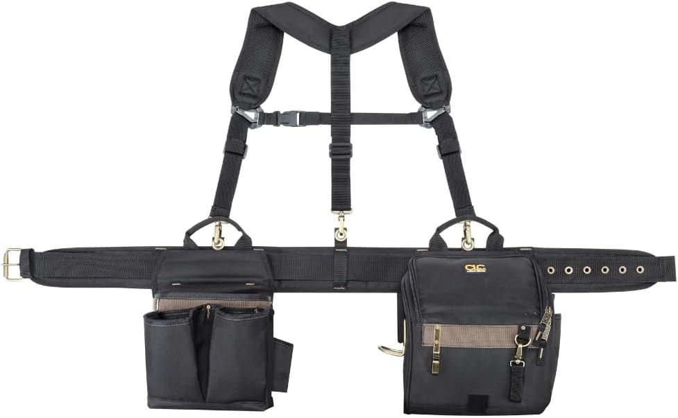 CLC 1608 Electrician Tool Belt 28 Pocket Black