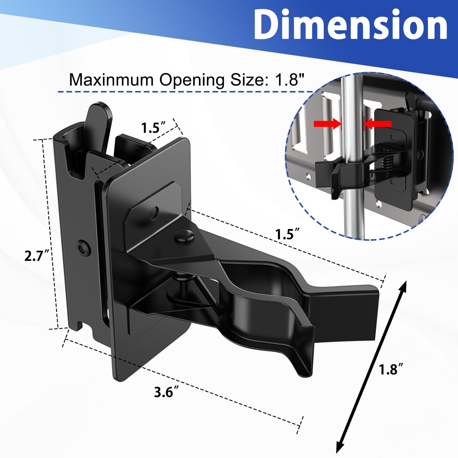6pcs -Track Tool Holders Tool Stabilizer for -Track Enclosed Trailer Keep Rak…