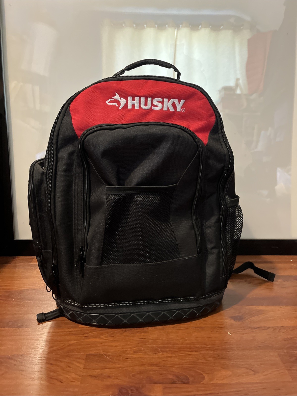 NEW Husky 16” Pro Tool Backpack Heavy Duty Rubber Bottom Storage Bag H-68003-03