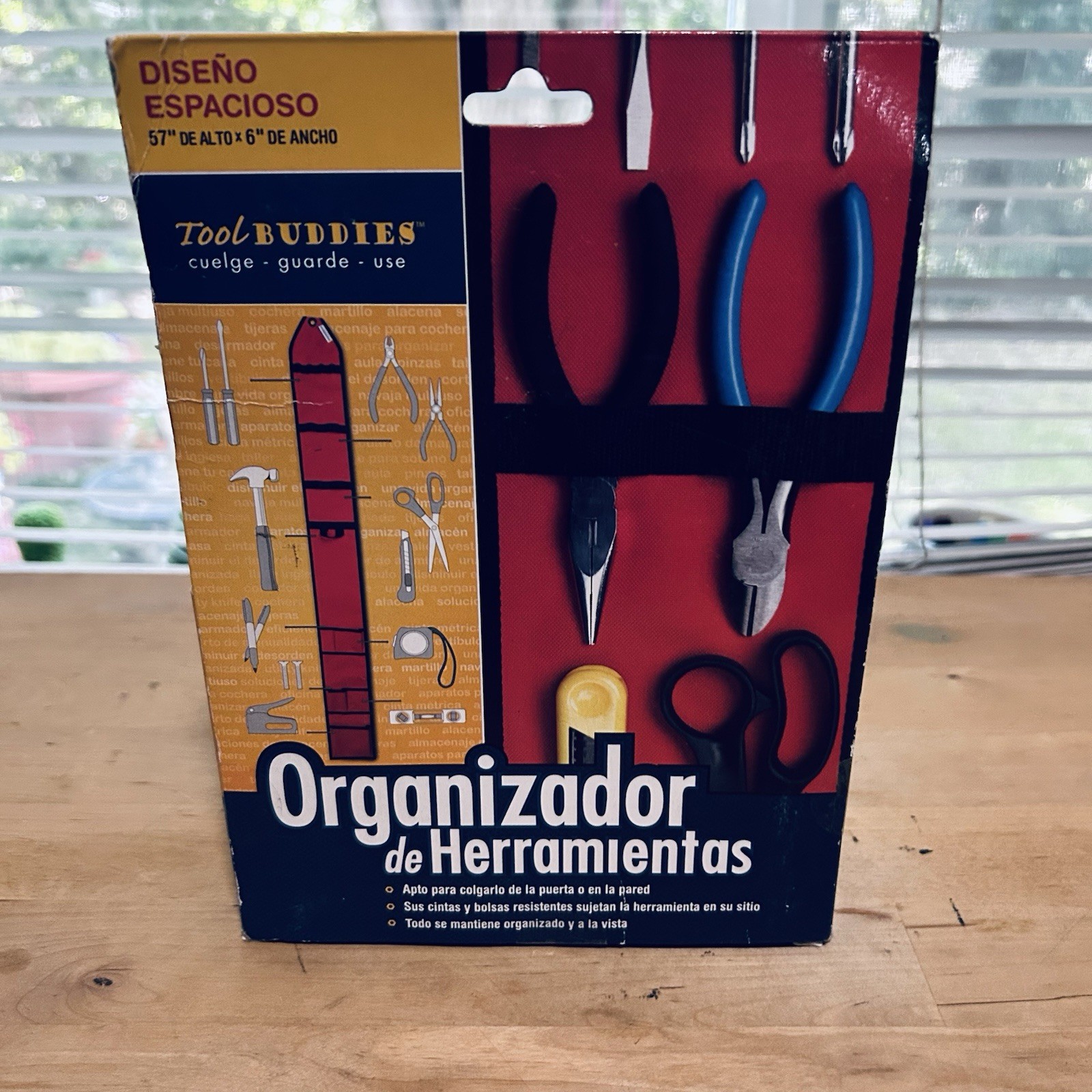 Tool Buddies Tool Organizer Wall Hanging Storage NIB