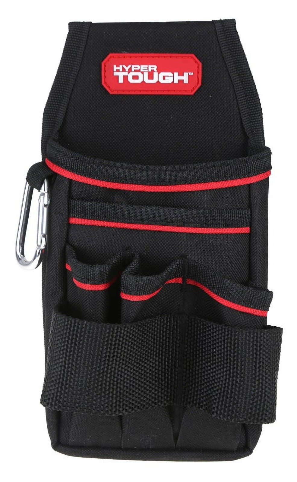 Hyper Tough Tool Pouch Organizer, Black 600 Denier Polyester