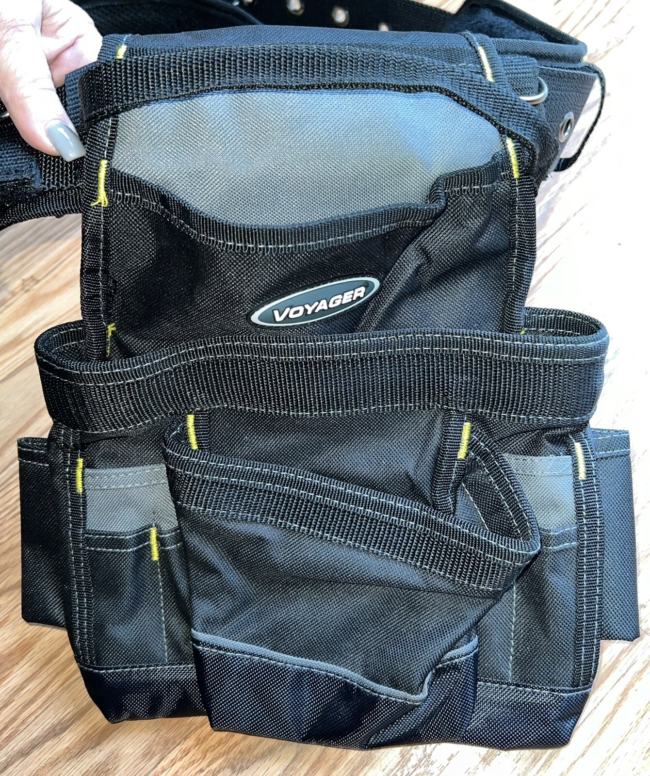 Voyager 18 Pocket Heavy Duty Tool Belt 63294 New No Tags Construction Wood Metal