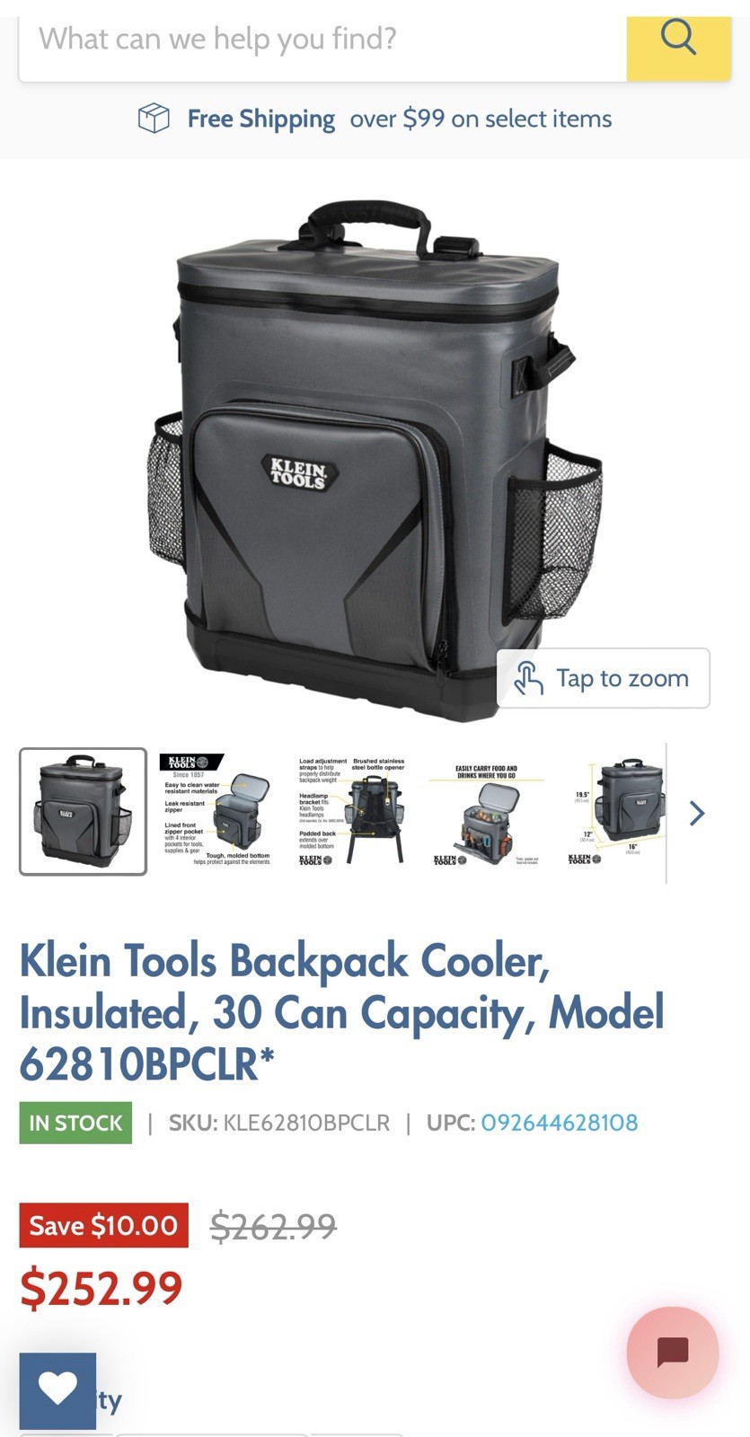 Klein Tools Cooler Backpack