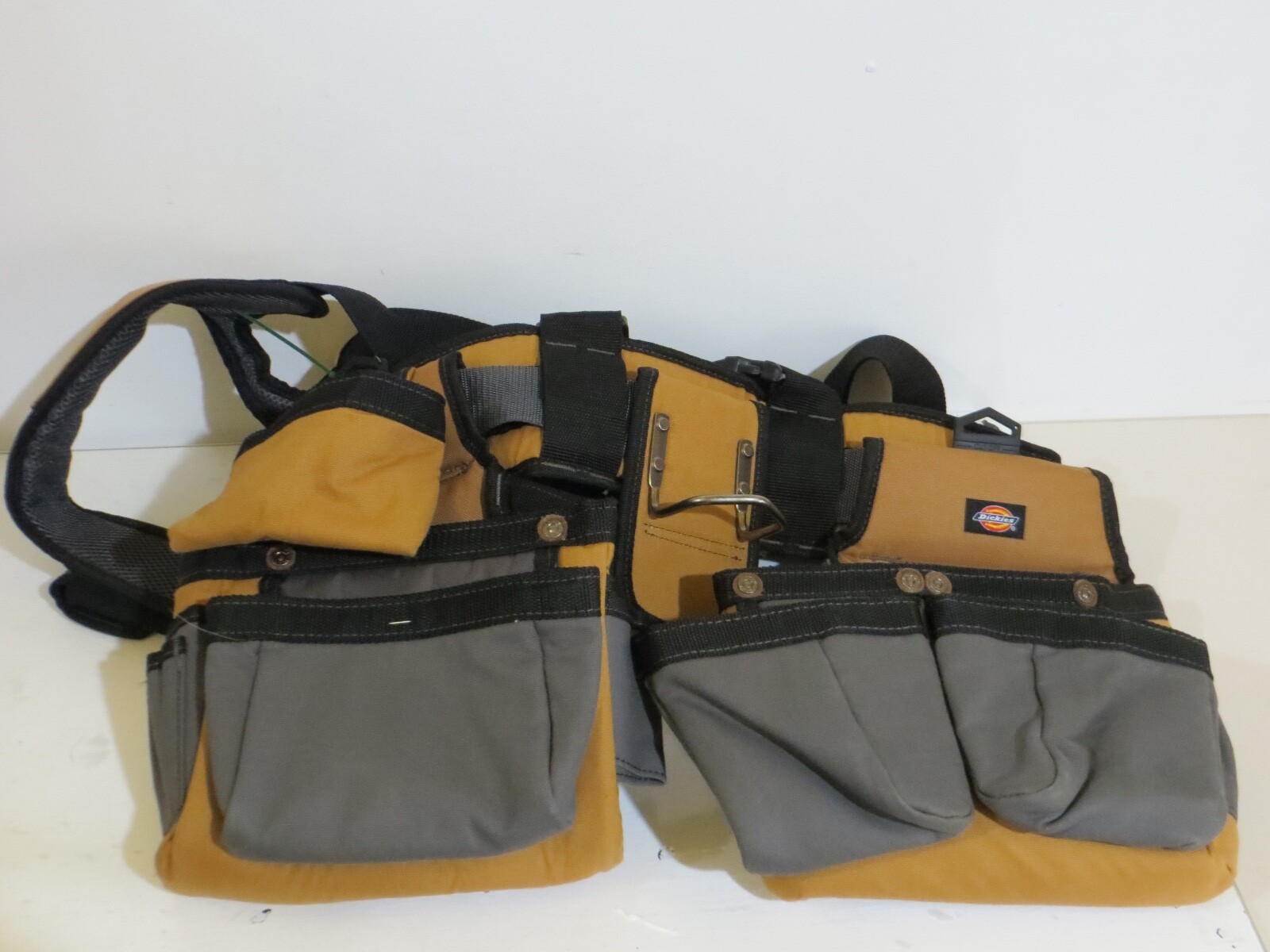 4-Pce Tool-Belt Construction Suspender Strap Holster Pocket Pouch Bag Framer-Rig