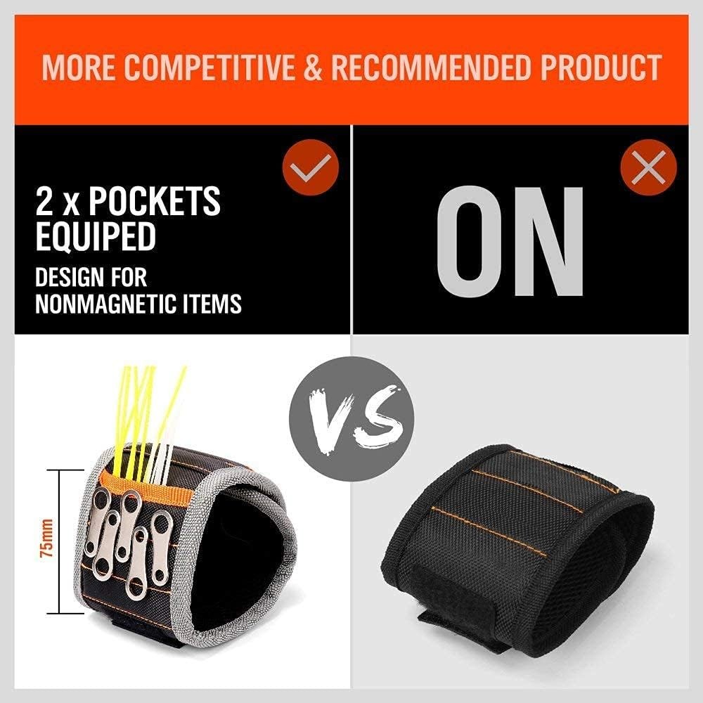 Premium Magnetic Wristband for Tools – Ideal Gift for DIY Enthusiasts