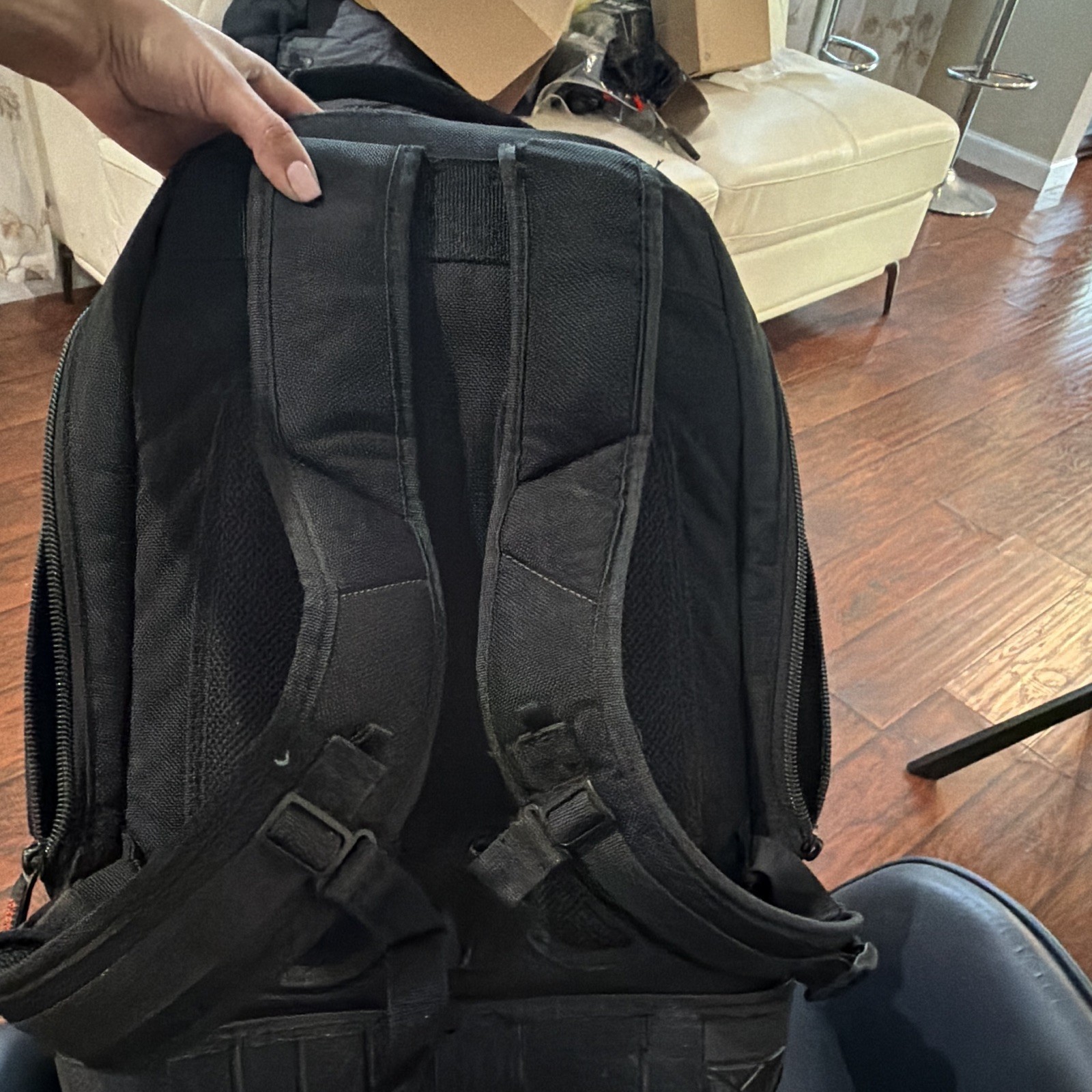 Klein Tools Tradesman Pro Nylon Tool Backpack Black Orange Gray