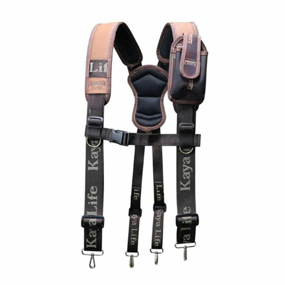 Kaya Life Synthetic Leather Professional Industrial Tool Belt Suspender KL-611