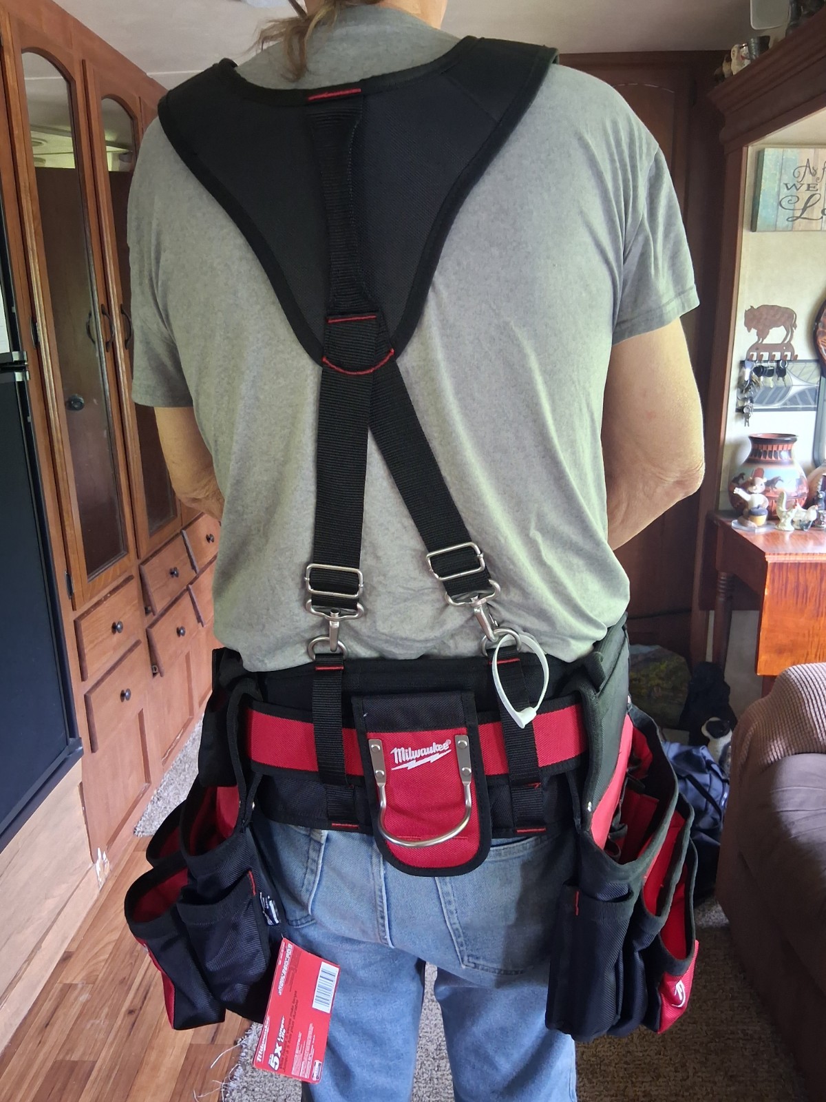 Milwaukee 48-22-8120 Contractor Work Belt w/ Suspension Rig