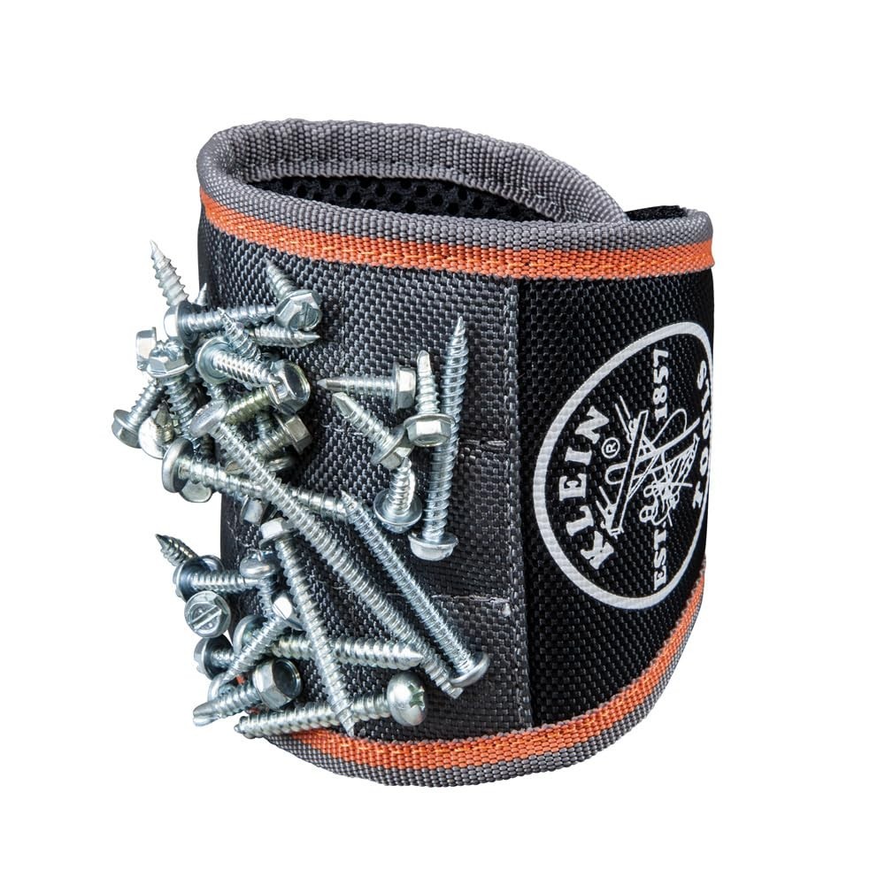 Magnetic Wristband for Tools – Holds Screws, Nails, Drill Bits & Connectors, Bre