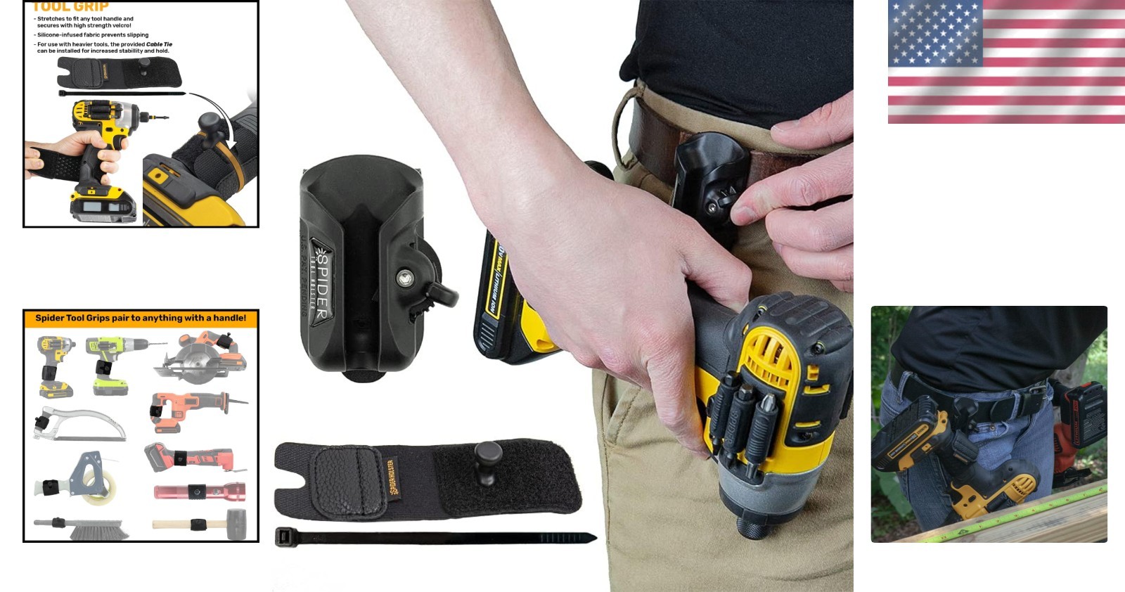 Durable Two-Piece Tool Holster Set – Effortless Carrying for Professionals