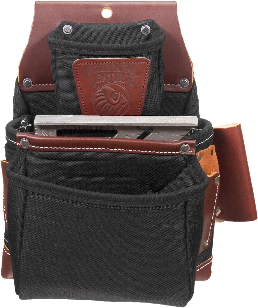 Occidental Leather B8060 Black Oxy Lights 3 Pouch Tool Fastener Bag Pouch USA