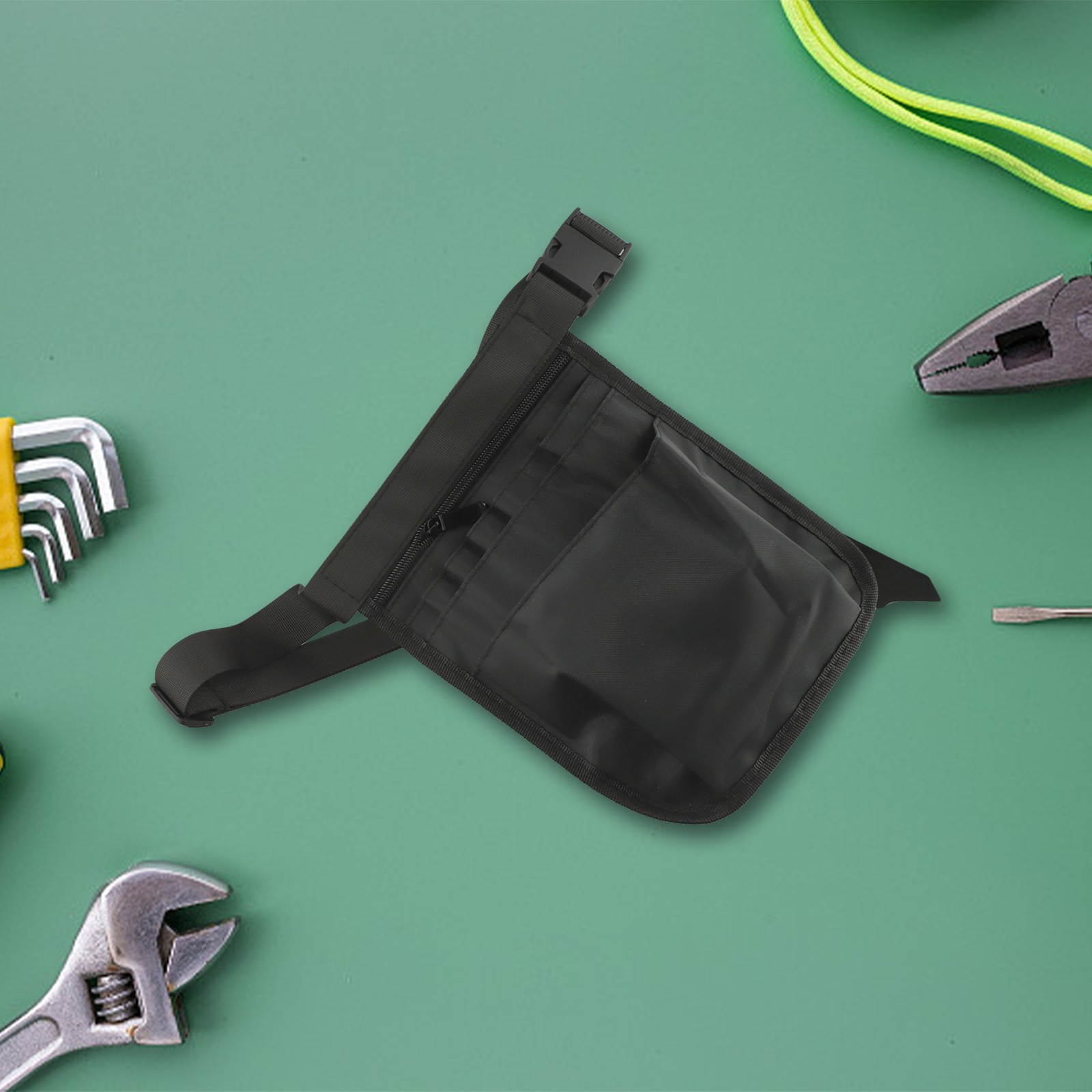 Lightweight Waterproof Waist Bag with Various Pockets for Organization