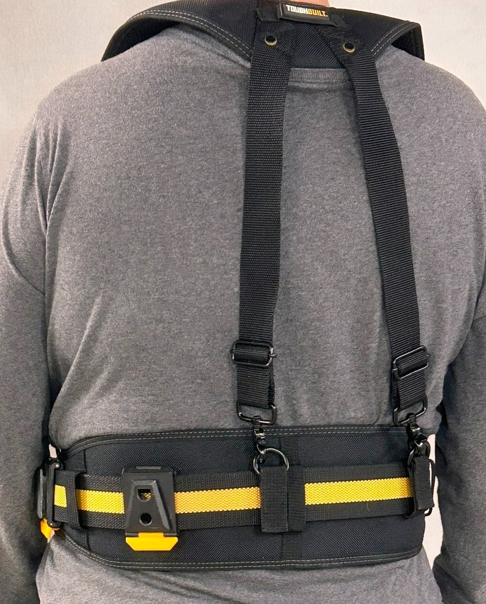 ToughBuilt ClipTech Handyman Professional Tool Belt w/ Padded Suspenders