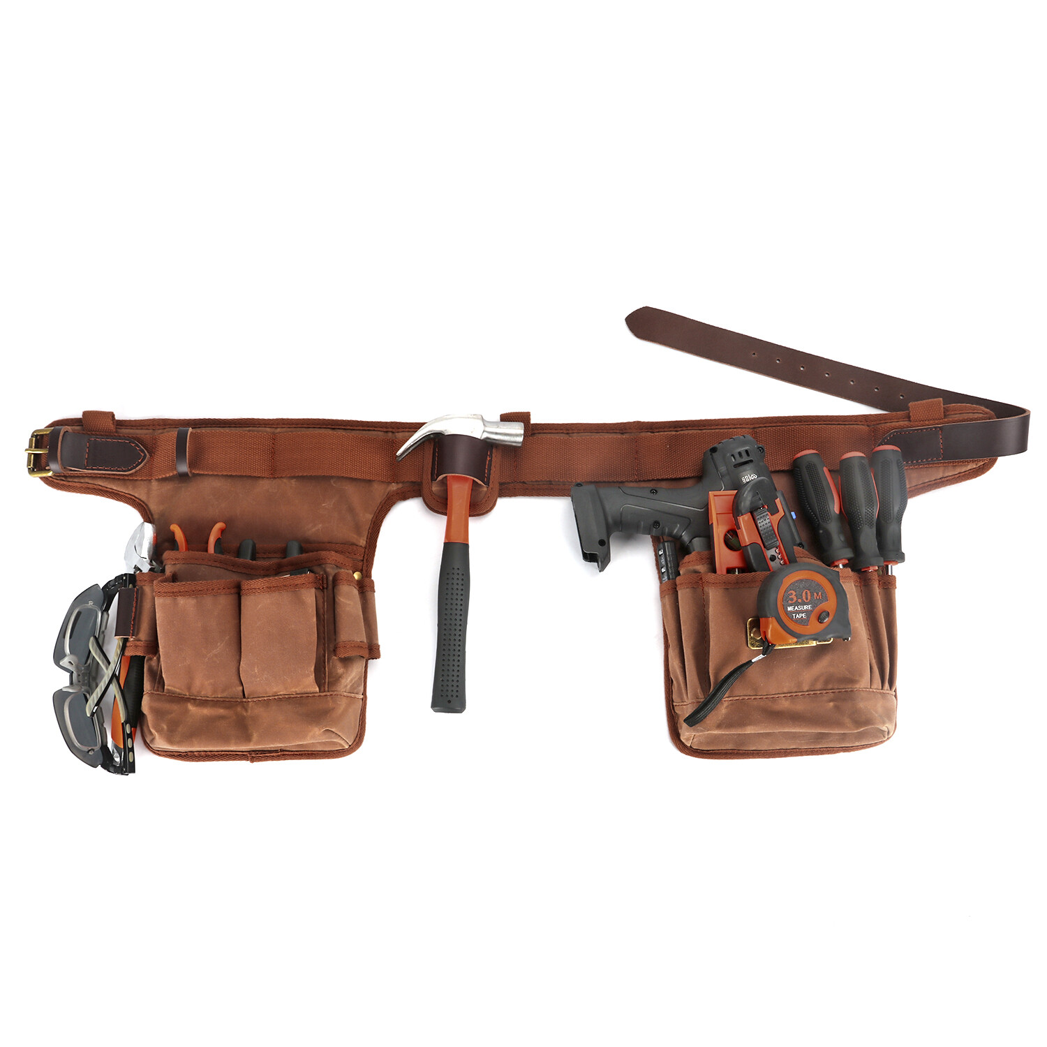 Builder Framer Tool Rig Belt Bag Carpenter Harness Pack Drills Pouch-TOURBON