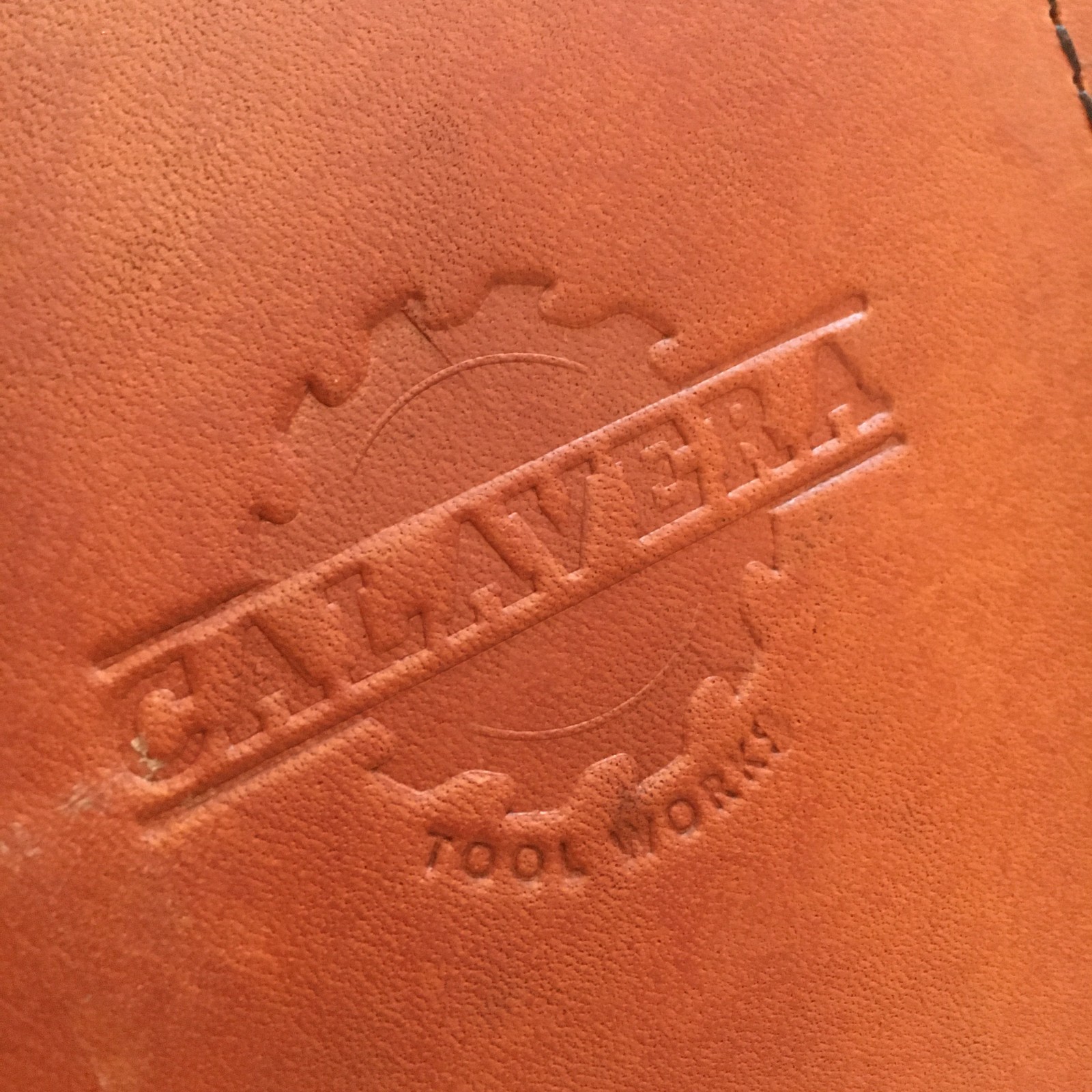 Calavera Tool Works Leather Shop Apron Heavy Duty Tobacco Classic 31″ USA Made