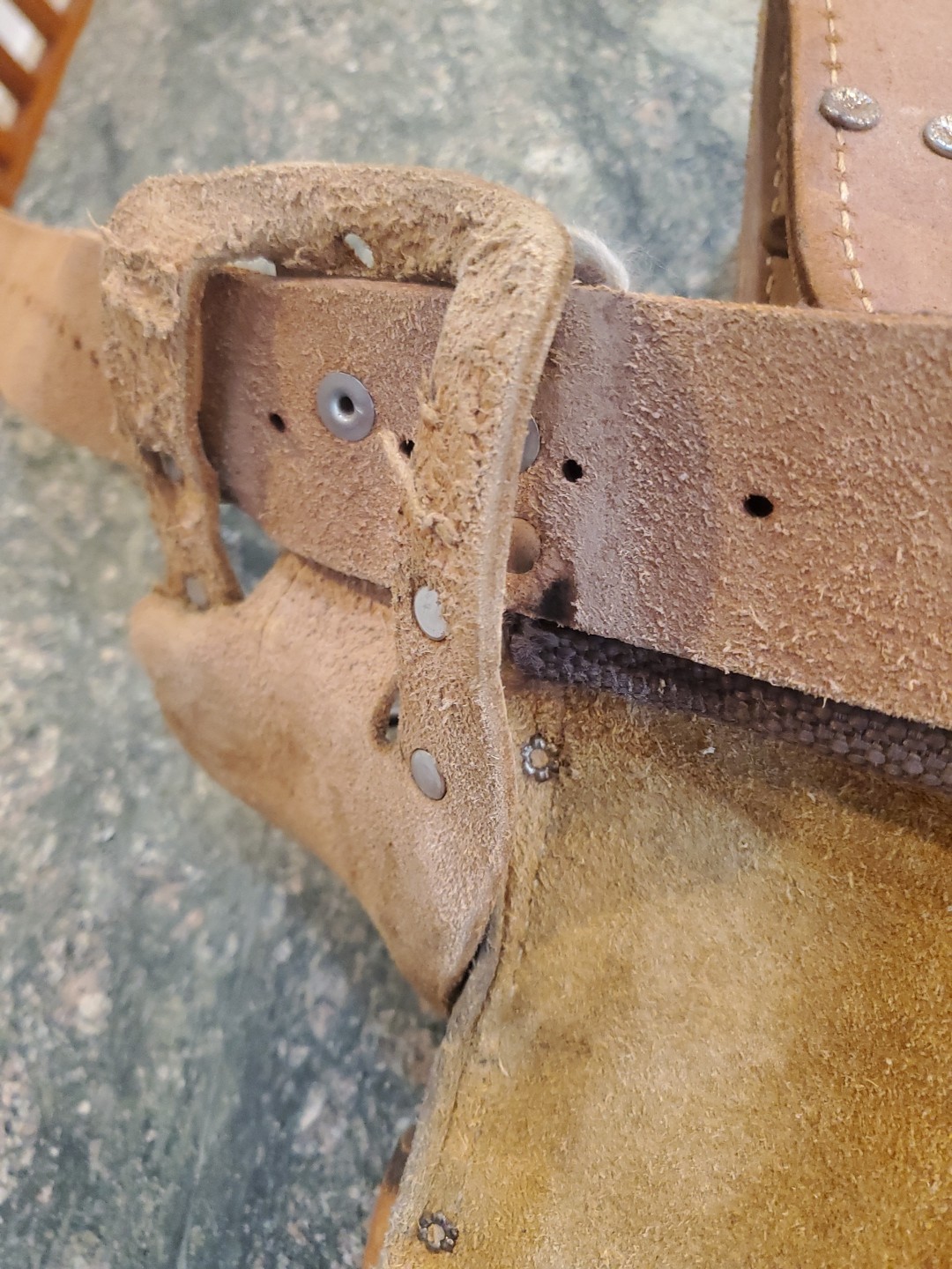 Lot Vintage Nicholas Tool Belt 427 431 447C Work Gear Top Grain Cowhide Leather