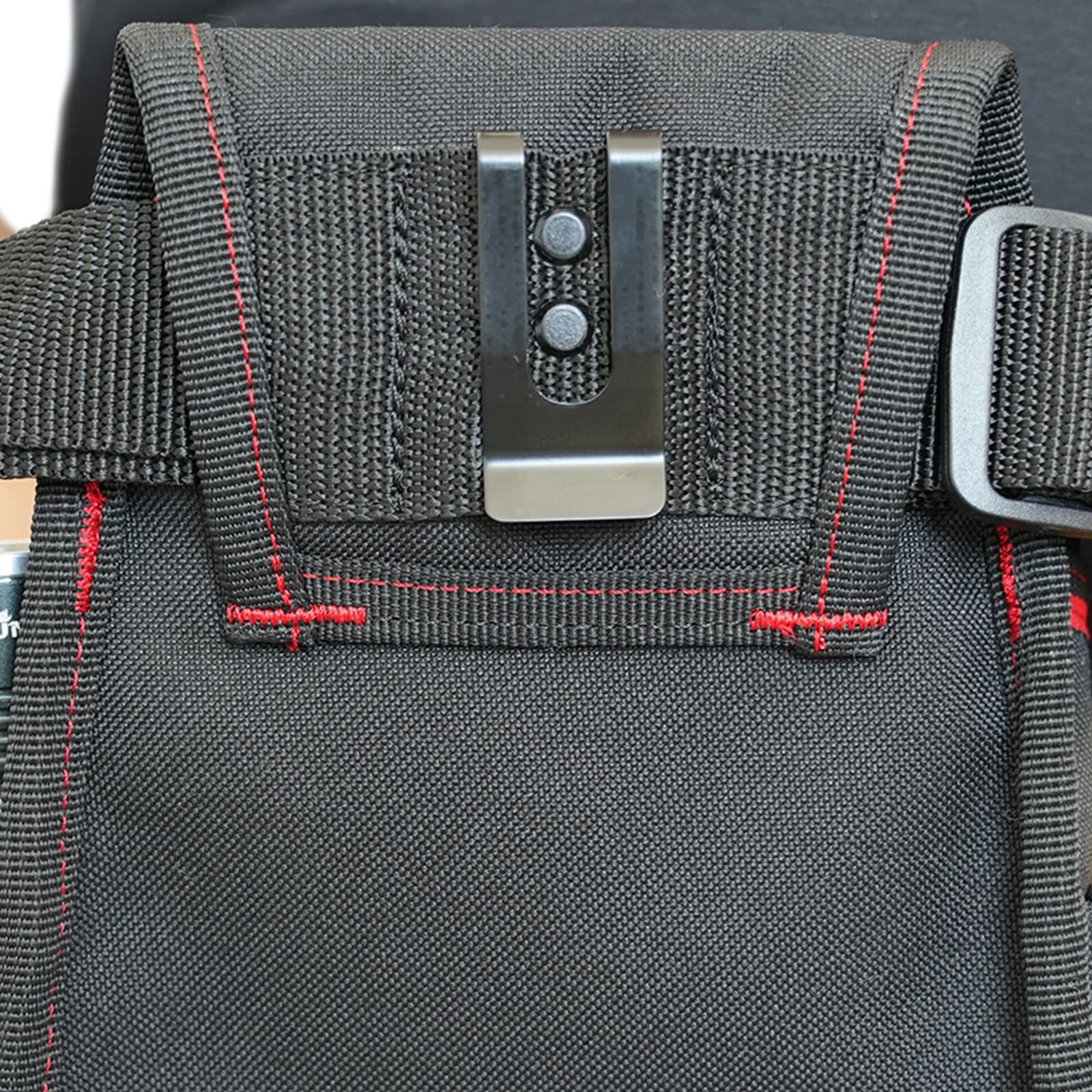 KUNN Electrician Tool Pouch – Durable Small Basic Maintenance Red