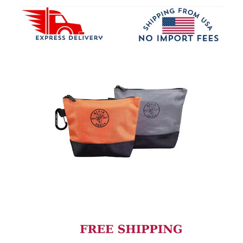 9 in. Stand-Up Zipper Tool Bag (2-Pack)