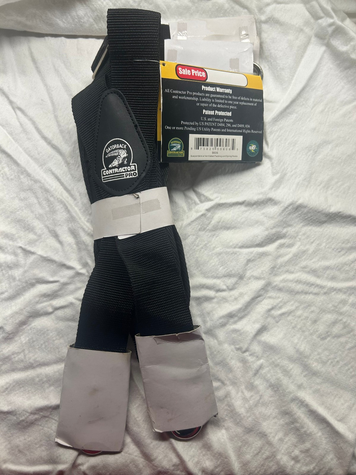 New Contractor Pro Gatorback Electrician’s 18-Pocket Pouch, Suspenders, Holders