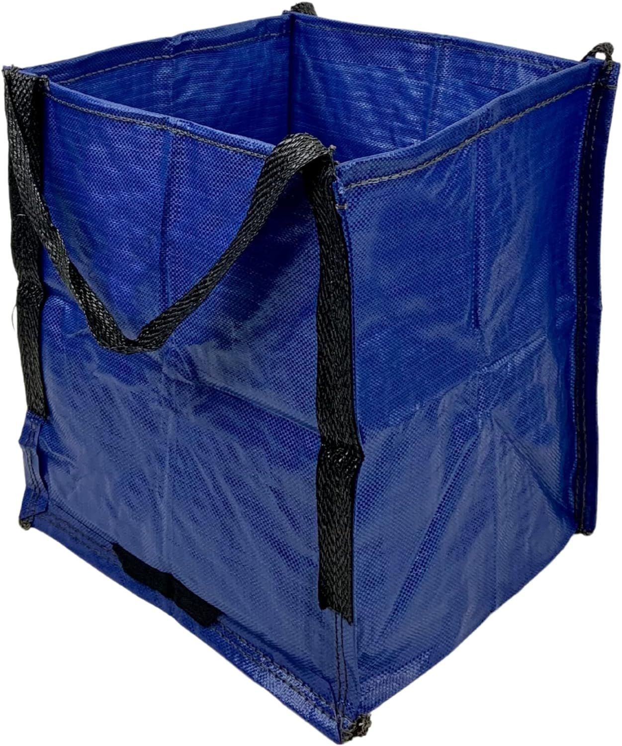 DURASACK Heavy Duty Storage Tote Bag 22-Gallon Rugged Woven Twin, Blue