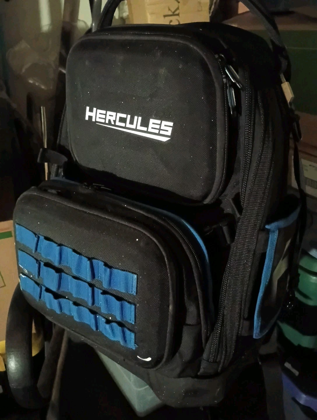 HERCULES EXTREME DUTY 51 POCKET EXTREME JOBSITE BACKPACK HA024 BLUE & BLACK