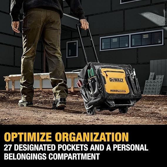 18 Inch Rolling Tool Storage Bag with 27 Pockets (DWST560107)