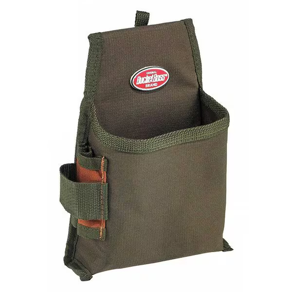 Bucket Boss Tool Pouch, Tool Pouch, Green, Polyester, 1 Pockets 54160 Bucket