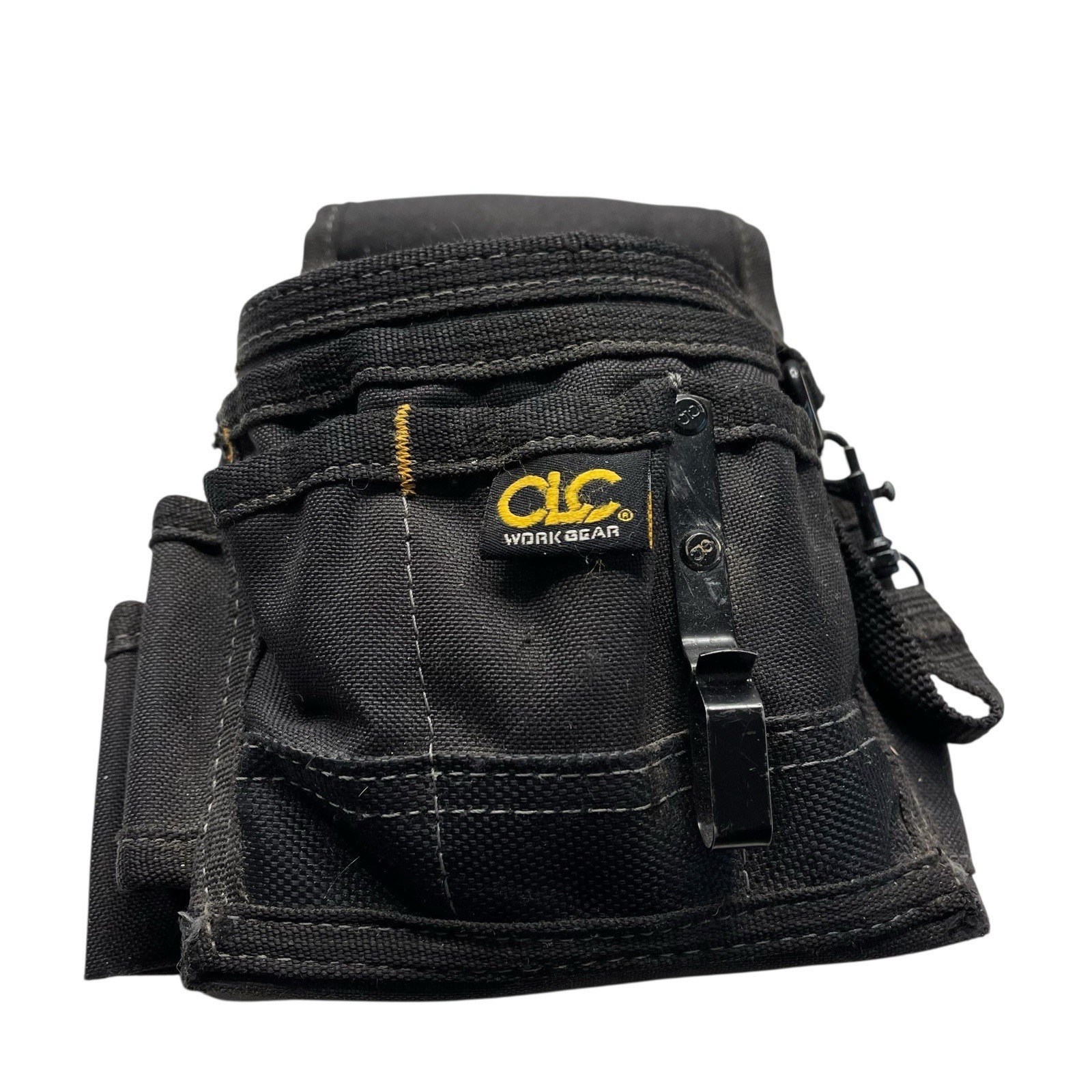 Clc Work Gear 1503 Tool Pouch, Tool Pouch, Black, Polyester, 9 Pockets Read!!