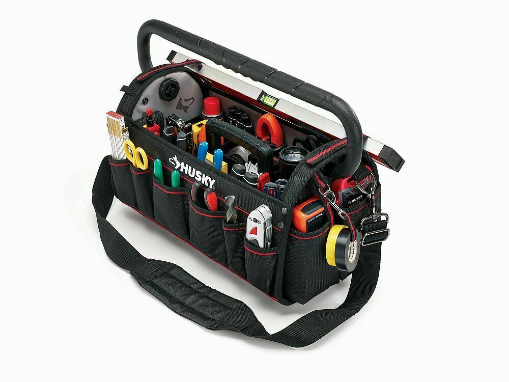 Husky CANADA 20-inch Pro Tool Bag with Pull Out Tray