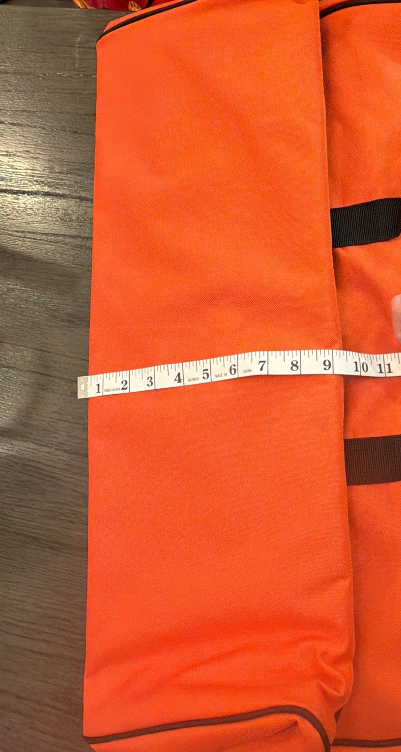 MAX Built For Performance Large Tool Duffel Bag 23.5 x 13.5 x 9” Orange Black