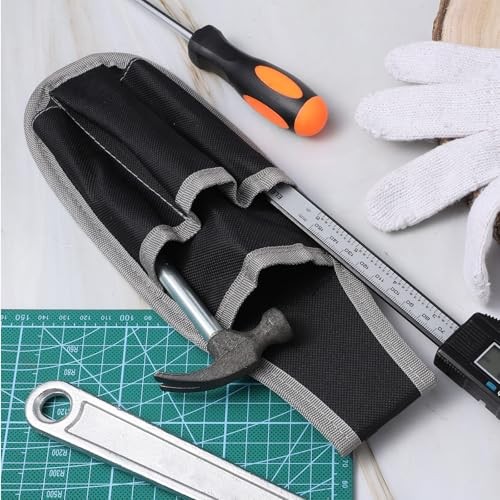 Electrician’s Tool Work Organizer Holder with Belt Clip – Small Tool Pouches