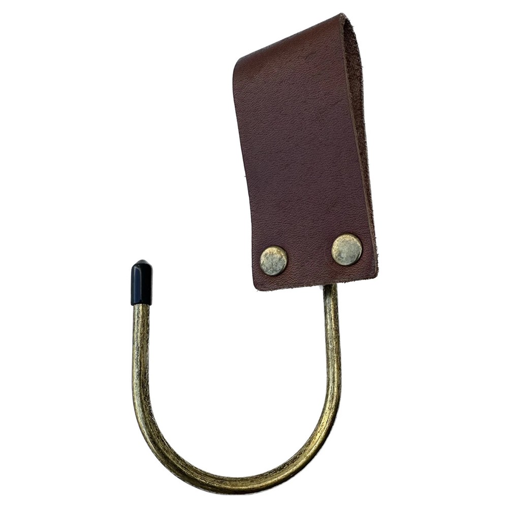 2X Leather Metal Float Tool Hook Trowel Hanger Drill Carrier for Belt Carry