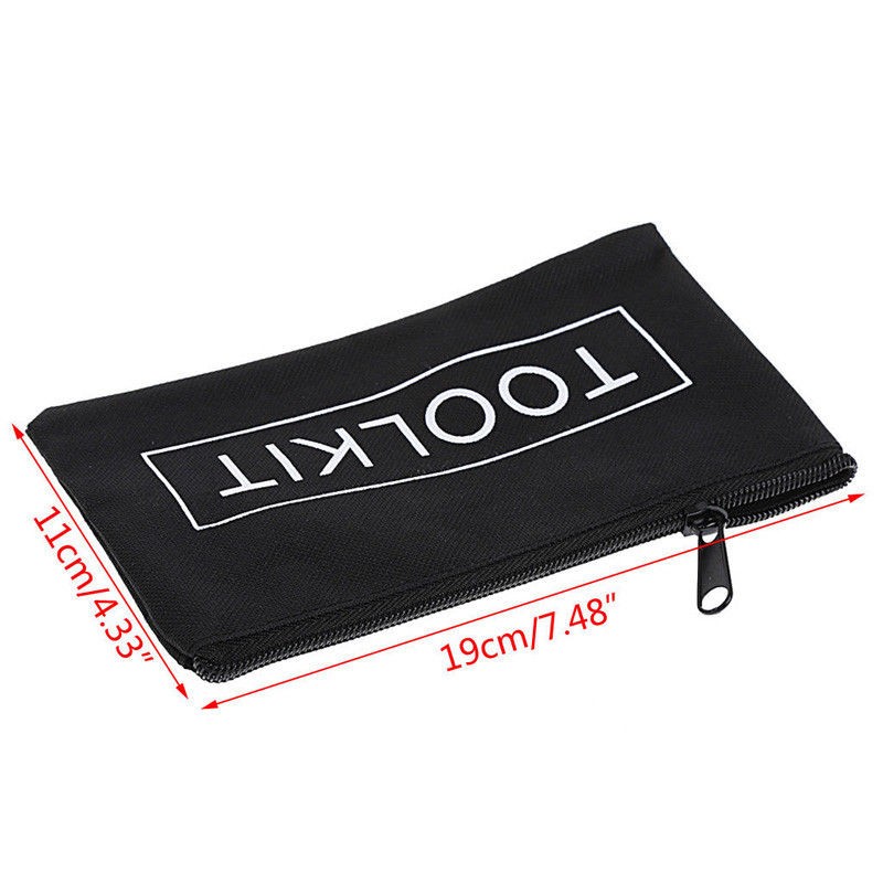 Portable Tool Kit Storage Bag Waterproof Multi-Function 19*11cm Oxford Cloth