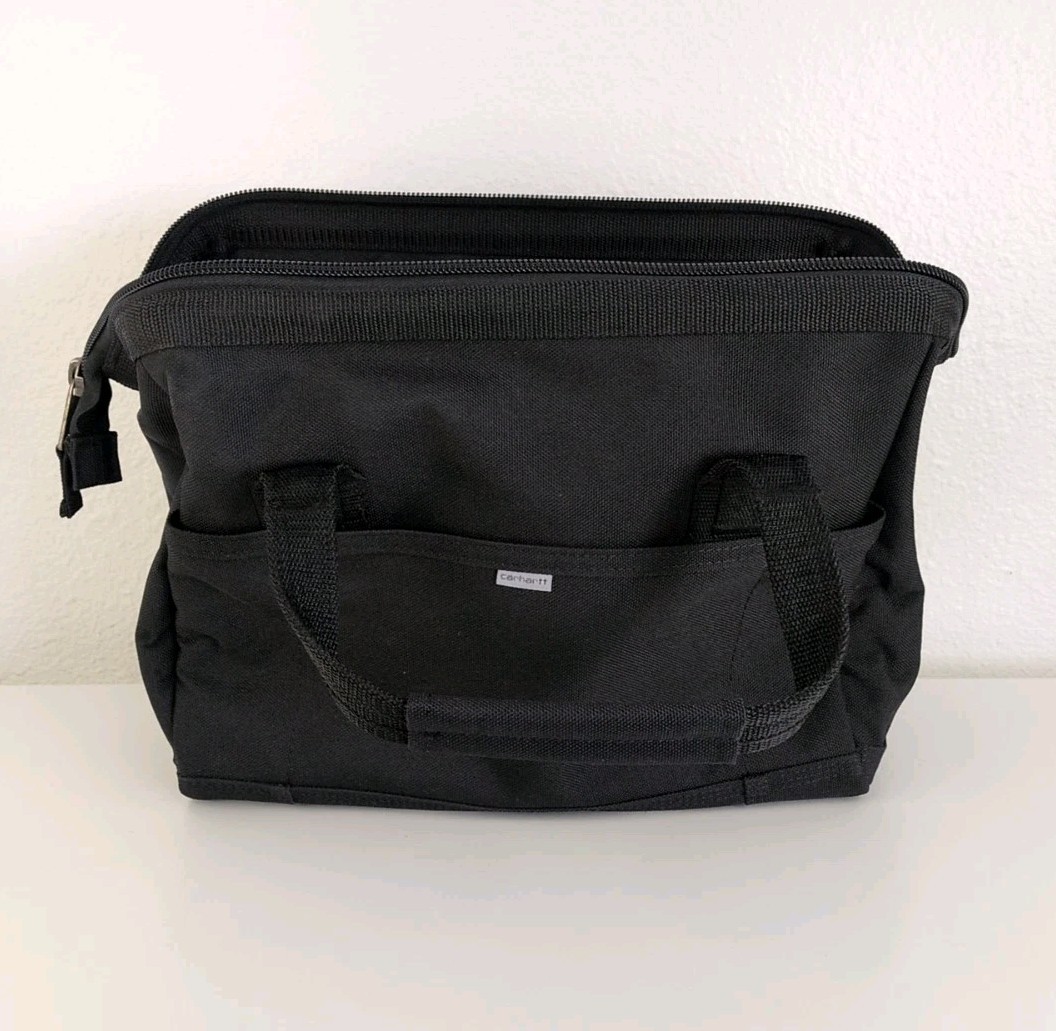 Carhartt Tool Bag Black Foundry Series 14 Inch Heavy Duty Poly with rain Defend
